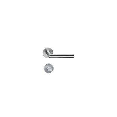 Intersteel Deurkruk Hoek 90° op rozet geveerd met toilet-/badkamersluiting ATP - RVS Intersteel Deurkruk Hoek 90° op rozet geveerd met toilet-/badkamersluiting ATP - RVS