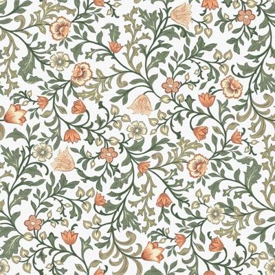 Marburg Heritage Behang met Art Nouveau bloemen - 47626