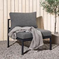 Nohr Loungebank 'Lasheka' Modulair, kleur Zwart - thumbnail