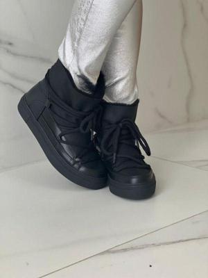 Est'Seven Mounton Sneeuwschoen Dames Black Nappa 42