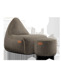 Cobana Lounge Chair & Pouf - thumbnail