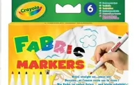 Crayola - 6 textielstiften - thumbnail