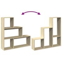 Kamerscherm / boekenkast 123x29x123 cm hout sonoma eiken - thumbnail