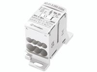 Finder 9D.01.5.080.0304 Verdeler Wit 7-polig 6 mm² 80 A 1000 V/AC, 1500 V/DC Geleidertype: L, N, PE - thumbnail