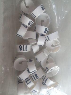 MB wit/zwart 118 voor op kledinghanger