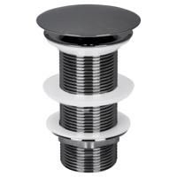 Wastafel Afvoerplug Differnz Always Open 10 cm Gunmetal Differnz - thumbnail