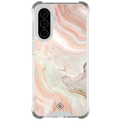 Samsung Galaxy A36 shockproof hoesje - Marmer waves Samsung Galaxy A36 shockproof hoesje - Marmer waves