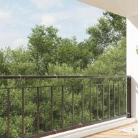 VidaXL Kattennet transparant 4x3 m nylon - thumbnail