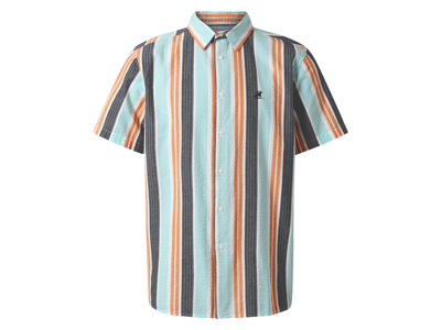 Heren overhemd (Strepen, XL (43/44))