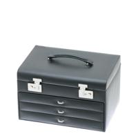 Davidt’s Grote Sieradendoos met 3 Lades Euclide Zwart - thumbnail