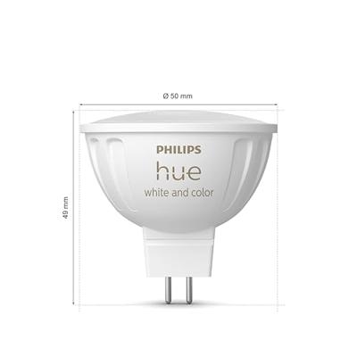 Philips Hue LED-lamp 8719514491403 Energielabel: G (A - G) Hue White & Color Ambiance GU5.3 Energielabel: G (A - G)
