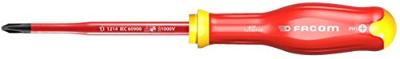 Facom Schroevendraaier Protwist Ph1X100 Geïsoleerd 1000V-Slim - ATP1X100TVE - ATP1X100TVE Facom Schroevendraaier Protwist Ph1X100 Geïsoleerd 1000V-Slim - ATP1X100TVE - ATP1X100TVE