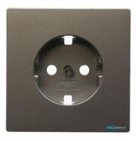 Peha Inbouw stopcontact RA enkel ALU dialog - 4602414 - thumbnail