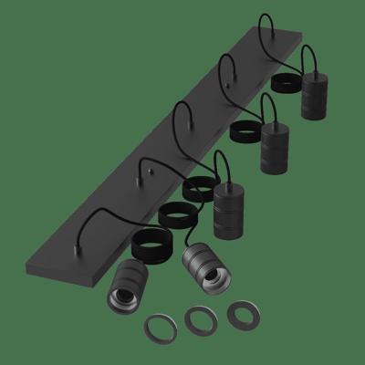 Lampen pendel Calex Multi pendule set zwart 5x E27 Lampen pendel Calex Multi pendule set zwart 5x E27