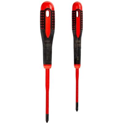 Bahco Schroevendraaierset ERGO™ | geïsoleerd | VDE | driecomponentengreep | smal blad | Phillips - 2-delig - BE-9891SL