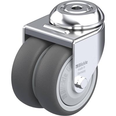 Blickle LMDA-PATH 75KF Dubbel zwenkwiel Wieldiameter: 75 mm Draagvermogen (max.): 100 kg 1 stuk(s)