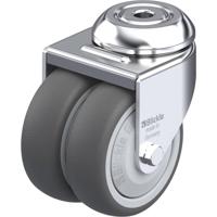 Blickle LMDA-PATH 75KF Dubbel zwenkwiel Wieldiameter: 75 mm Draagvermogen (max.): 100 kg 1 stuk(s) - thumbnail