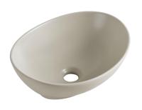 Waskom BWS Paro Ovaal 40x33x14,5 cm Keramiek Beige - thumbnail