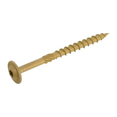 Dynaplus Houtbouwschroef Ar-Bronze Tellerkop deeldraad +Snijpunt Torx TX40 8.0X140/70 | 50 stuks - 0286.08.63001
