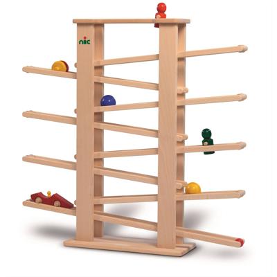 Nic knikkerbaan Multitrack met 6 accessoires 65 cm multicolor Nic knikkerbaan Multitrack met 6 accessoires 65 cm multicolor