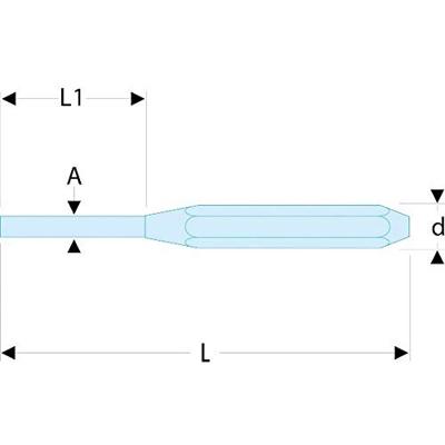 Facom standaard doorslag 3mm - 249.3 Facom standaard doorslag 3mm - 249.3