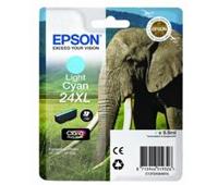 Epson Elephant Singlepack Light Cyan 24XL Claria Photo HD Ink - thumbnail