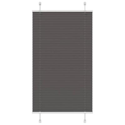 Pliss rolgordijn 80x100 cm stofbreedte 79,4 cm polyester zwart
