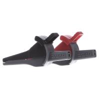 Beha Amprobe 370012 Veiligheids-krokodilklemmenset Bus 4 mm CAT III 1000 V, CAT IV 600 V Rood, Zwart