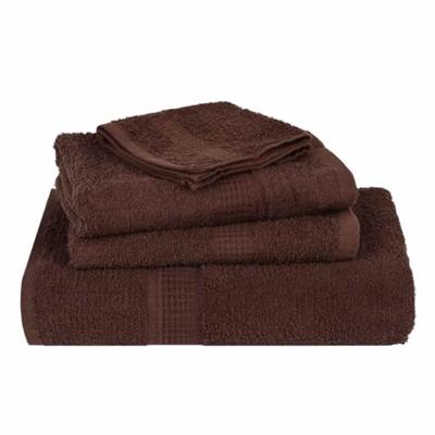 Gastendoekjes 10 st 30x50 cm 360 g/m 100% katoen bruin