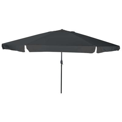Parasol Ø395x245 cm antraciet