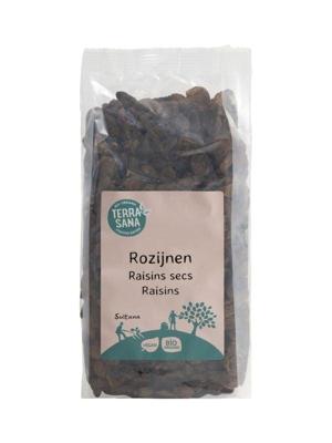 TerraSana RAW rozijnen sultana bio 500 Gram TerraSana RAW rozijnen sultana bio 500 Gram
