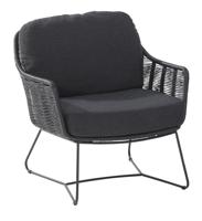 Taste by 4SO Belmond antraciet loungestoel - thumbnail