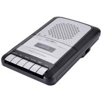 Reflexion CCR8014 Draagbare cassetterecorder met One Touch opname, AUX-IN, hoofdtelefoonaansluiting, microfoonaansluiting (23,5 x 14 x 5 cm), zwart - thumbnail