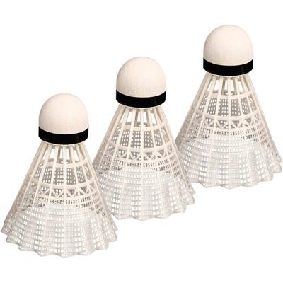 Avento badmintonshuttles 6,6 x 8,5 cm nylon/PVC wit 3 stuks