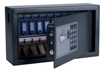 Sleutelkast Pavo high security 20 haken 200x310x100mm Sleutelkast Pavo high security 20 haken 200x310x100mm