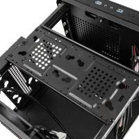 Kolink SATELLITE MINI-ITX Desktop PC-behuizing Zwart, RGB Stoffilter - thumbnail