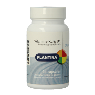 Plantina Vitamine K2 en D3 60 Capsules
