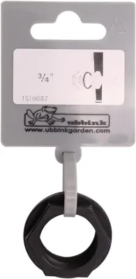 Draadmoer incl. afdichtring 3/4