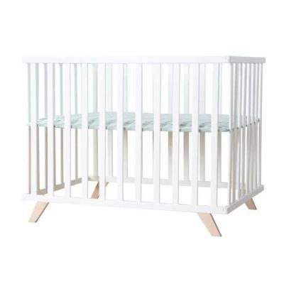 Babybox - ROBA - 75 x 100 cm - Inclusief 'Lil Planet' matgroene boxmat - Wit