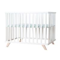 Babybox - ROBA - 75 x 100 cm - Inclusief 'Lil Planet' matgroene boxmat - Wit - thumbnail