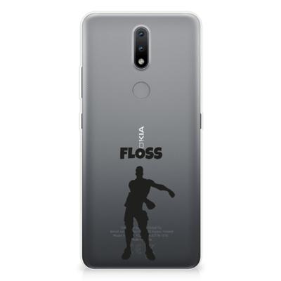 Nokia 2.4 Telefoonhoesje met Naam Floss Nokia 2.4 Telefoonhoesje met Naam Floss