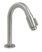 Toiletkraan Best Design Ore Dimpel Ronde Uitloop 19,5 cm RVS - thumbnail