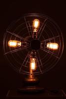 Lamp Ventilator Metaal Bruin - thumbnail