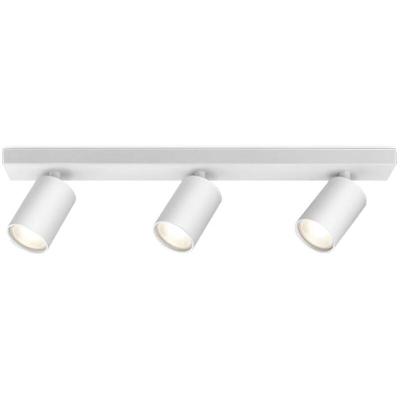LED Plafondspot Rond Mat Wit - GU10 Fitting - Kantelbaar - 3-lichts