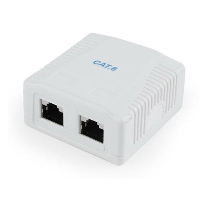 CAT6 FTP 2-port surface mount box CAT6 FTP 2-port surface mount box