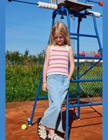 Kids ONLY zomer jeans midi rok meisjes - licht blauw denim - Kogsiri - thumbnail