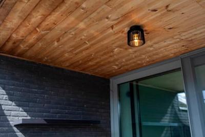 Lutec Zwarte plafondlampShyne zwart - 6397501012