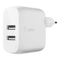 Belkin Boost Charge 2-poorts USB-A wandlader oplader - thumbnail