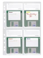 Durable Diskette-ordnerhoes 4 diskettes 3,5 inch Kunststof Transparant 5 stuk(s) (b x h) 210 mm x 297 mm 524319 - thumbnail