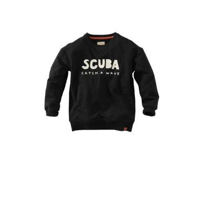 Z8 sweater Andrez met tekst zwart/wit Z8 sweater Andrez met tekst zwart/wit